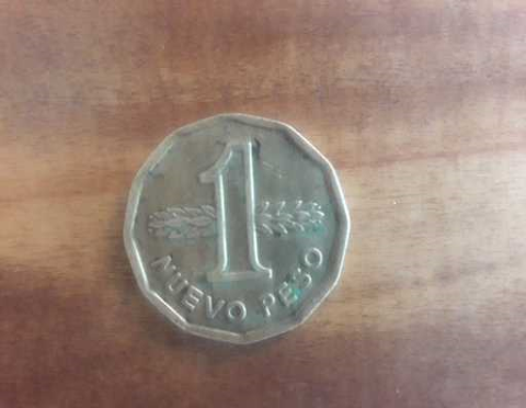 Moeda 1 nuevo peso 1976